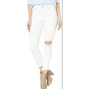 Levi's 721 High-Rise Skinny Ankle White Denim Jeans Size 26 NWT $69.50